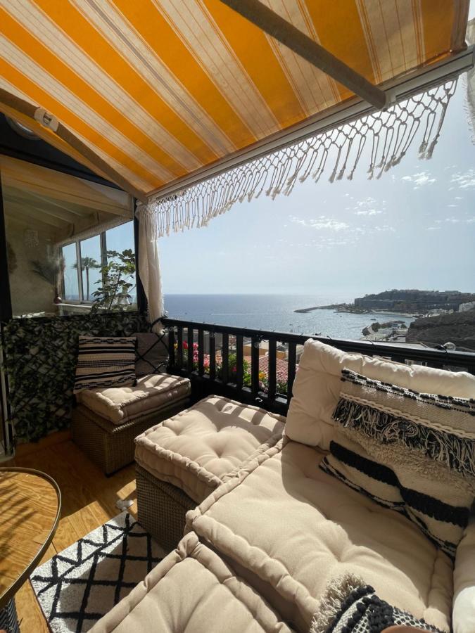Boho Style Bungalow With Ocean View Mogán Exterior foto